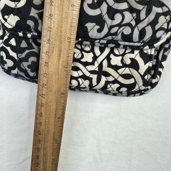 Vera Bradley Gage Blue Microfiber Iconic Triple Zip‎ Hipster Crossbody Bag - Picture 7 of 7